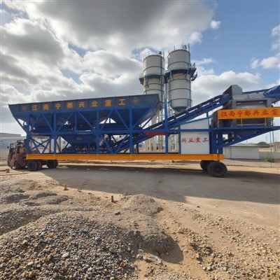 Planta de cemento móvil